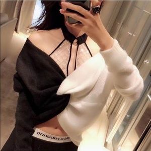 Sweater and the tank